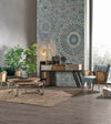 Poltrona Virna per interno, Struttura In Legno Di Pino E Compensato 64 x 71 x 79h cm