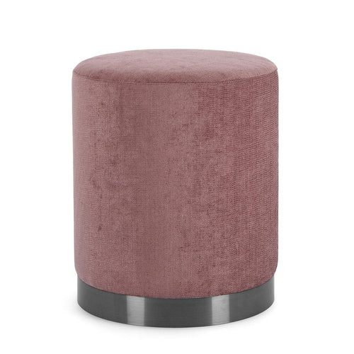 Poltrona Pouf Ernestine per interno, con struttura in legno di pino e mdf da Ø35 x 42h cm