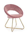 Poltrona Vanity per interno, Struttura Seduta E Schienale In Compensato 58 x 69 x 81h cm