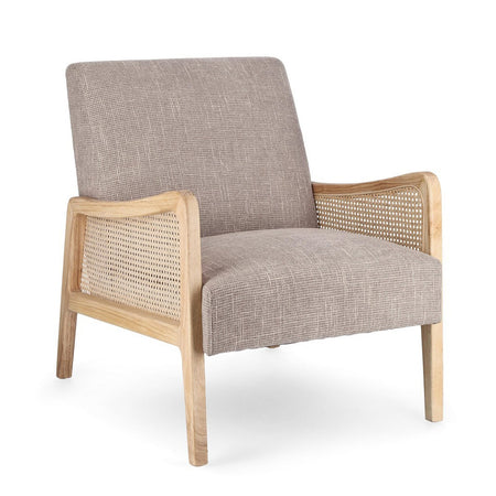 Poltrona "Deanna" per interno, Struttura In Legno Di Pino E Compensato 67.5 x 82 x 83h cm