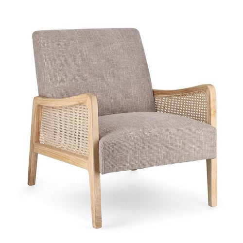 Poltrona Deanna per interno, Struttura In Legno Di Pino E Compensato 67.5 x 82 x 83h cm