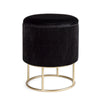 Poltrona Pouf Polina per interno, con struttura in mdf e compensato da Ø34.5x45h cm