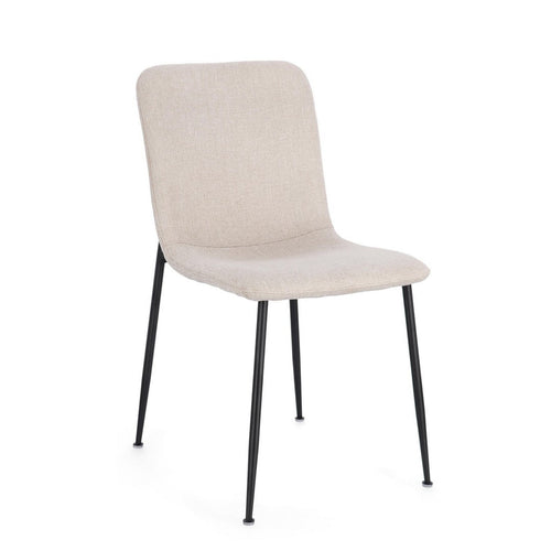 Sedia Rinas con struttura in compensato, per arredo interno 44 x 56 x h 81 cm