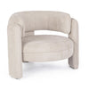 Poltrona Aisha per interno, Struttura In Legno 94 x 88 x 73h cm