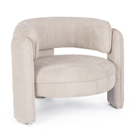 Poltrona "Aisha" per interno, Struttura In Legno 94 x 88 x 73h cm