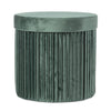 Poltrona Pouf Jocelyn per interno, con struttura in mdf