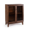 Vetrina Remington a 2 ante, in legno di mango e vetro, da 80 x 40 cm
