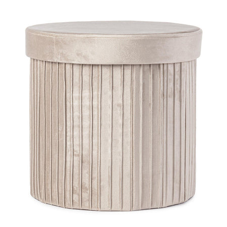 Poltrona Pouf "Jocelyn" per interno, con struttura in mdf