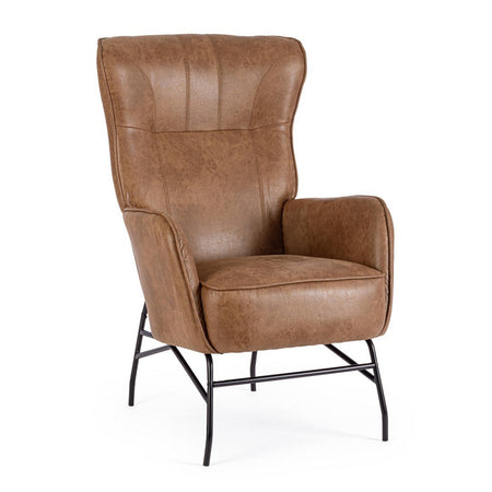 Poltrona "Nasira" per interno, Struttura In Acciaio, Gambe In Acciaio Verniciato A Polvere 70 x 84 x 109h cm