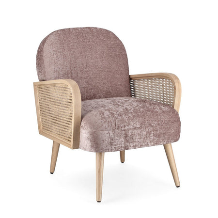 Poltrona "Dalida" per interno, Struttura In Legno Di Pino E Compensato 65 x 74 x 81h cm