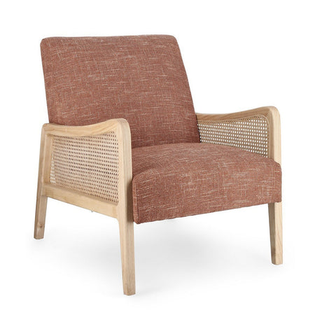 Poltrona "Deanna" per interno, Struttura In Legno Di Pino E Compensato 67.5 x 82 x 83h cm