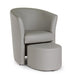 Poltrona Rita per interno, Struttura In Legno Di Pino E Compensato, Rivestimento In Similpelle 94% Pvc 6% Poliuretano 64,5 x 59,5 x 78h cm