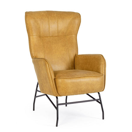 Poltrona "Nasira" per interno, Struttura In Acciaio, Gambe In Acciaio Verniciato A Polvere 70 x 84 x 109h cm