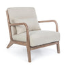 Poltrona Ancilla per interno, Struttura In Rubber Wood 66 x 85 x 74h cm