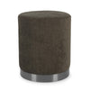 Poltrona Pouf Ernestine per interno, con struttura in legno di pino e mdf da Ø35 x 42h cm