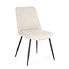 Sedia Cora con struttura in acciaio, per arredo interno 48 x 62 x h 84 cm
