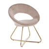 Poltrona Vanity per interno, Struttura Seduta E Schienale In Compensato 58 x 69 x 81h cm
