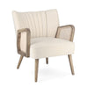 Poltrona Virna per interno, Struttura In Legno Di Pino E Compensato 64 x 71 x 79h cm