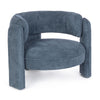 Poltrona Aisha per interno, Struttura In Legno 94 x 88 x 73h cm