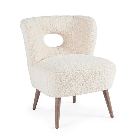 Poltrona "Cortina" per interno, Struttura In Legno Di Pino 65 x 68 x 77h cm