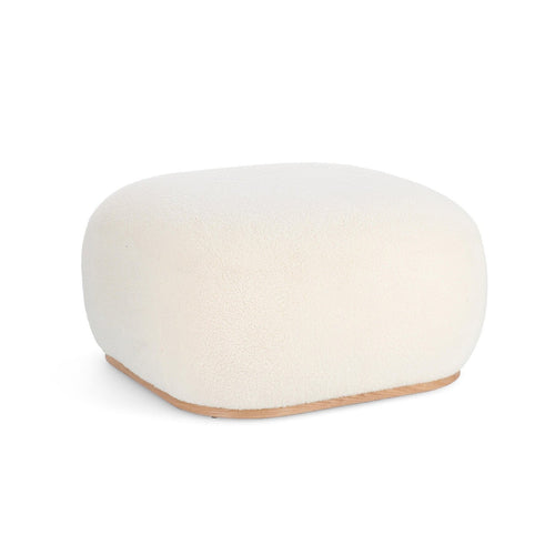 Poltrona Pouf Miriana per interno, con struttura in mdf da Ø68.5 x 36h cm