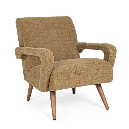Poltrona "Berna" per interno, Struttura In Legno Di Pino E Compensato 65 x 79 x 74h cm