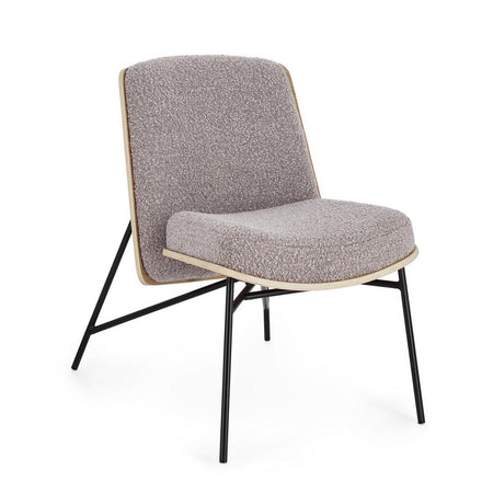 Poltrona "Emerson" per interno, Struttura In Compensato 59 x 71 x 80h cm