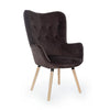 Poltrona Juliet per interno, Struttura In Legno 68 x 76 x 105h cm