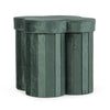 Poltrona Pouf Jocelyn per interno, con struttura in mdf