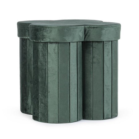 Poltrona Pouf "Jocelyn" per interno, con struttura in mdf