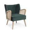 Poltrona Virna per interno, Struttura In Legno Di Pino E Compensato 64 x 71 x 79h cm