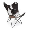 Poltrona Buffalo per interno, Struttura In Acciaio, Rivestimento Seduta In Vera Pelle 68 x 70 x 93h cm