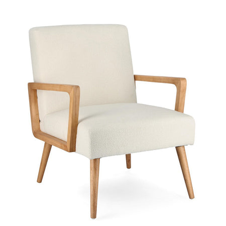 Poltrona "Veriana" per interno, Struttura In Legno Di Pino E Compensato 64.5 x 72 x 82h cm