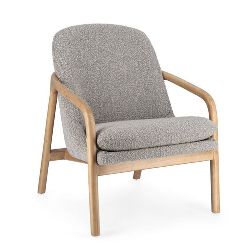 Poltrona Elaide per interno, Struttura In Rubberwood 65.5 x 74.5 x 82h cm