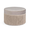 Poltrona Pouf Leilani per interno, con struttura in mdf e compensato da Ø45 x 30h cm