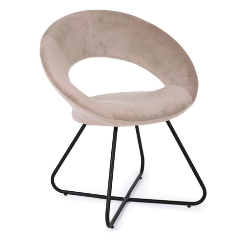 Poltrona Vanity per interno, Struttura Seduta E Schienale In Compensato 58 x 69 x 81h cm