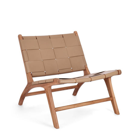 Poltrona "Joanna" per interno, Legno Teak, Finitura Con Vernice A Base D'Acqua 65 x 79 x 69h cm