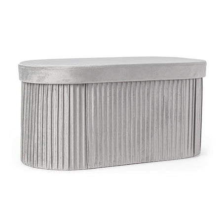 Poltrona Pouf "Jocelyn" per interno, con struttura in mdf
