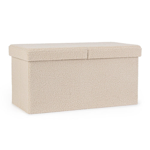 Poltrona Pouf Joris per interno, con struttura in mdf