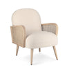 Poltrona Dalida per interno, Struttura In Legno Di Pino E Compensato 65 x 74 x 81h cm