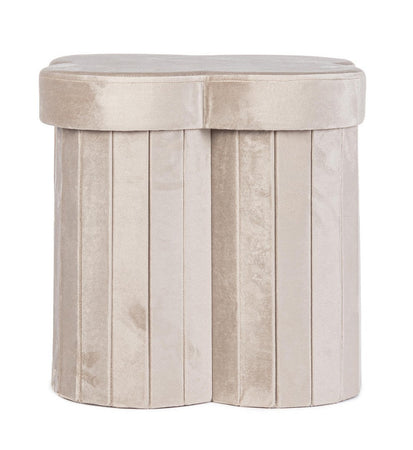 Poltrona Pouf "Jocelyn" per interno, con struttura in mdf