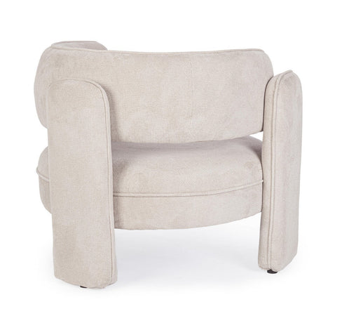 Poltrona "Aisha" per interno, Struttura In Legno 94 x 88 x 73h cm