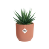 Vaso Vibes Fold Round in plastica riciclata, per esterno, stile moderno
