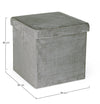 Poltrona Pouf Camdem per interno, con struttura in mdf da 38x38x38cm