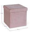 Poltrona Pouf Camdem per interno, con struttura in mdf da 38x38x38cm