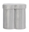 Poltrona Pouf Jocelyn per interno, con struttura in mdf