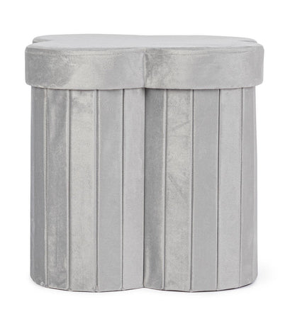 Poltrona Pouf "Jocelyn" per interno, con struttura in mdf