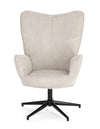 Poltrona Inas per interno, Struttura In Acciaio, Gambe In Acciaio Verniciato A Polvere 69 x 72 x 106h cm