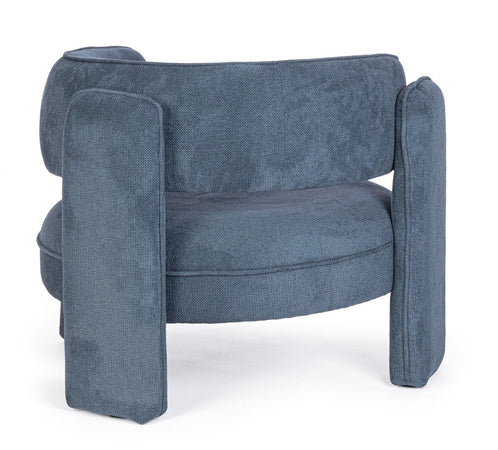 Poltrona "Aisha" per interno, Struttura In Legno 94 x 88 x 73h cm
