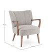 Poltrona Moritz per interno, Struttura In Legno Di Pino E Compensato 66.5 x 73.5 x 81.5h cm